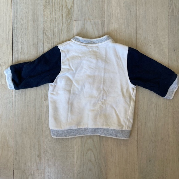 Carrément Beau snap front varsity jacket 6 month - Picture 3 of 5